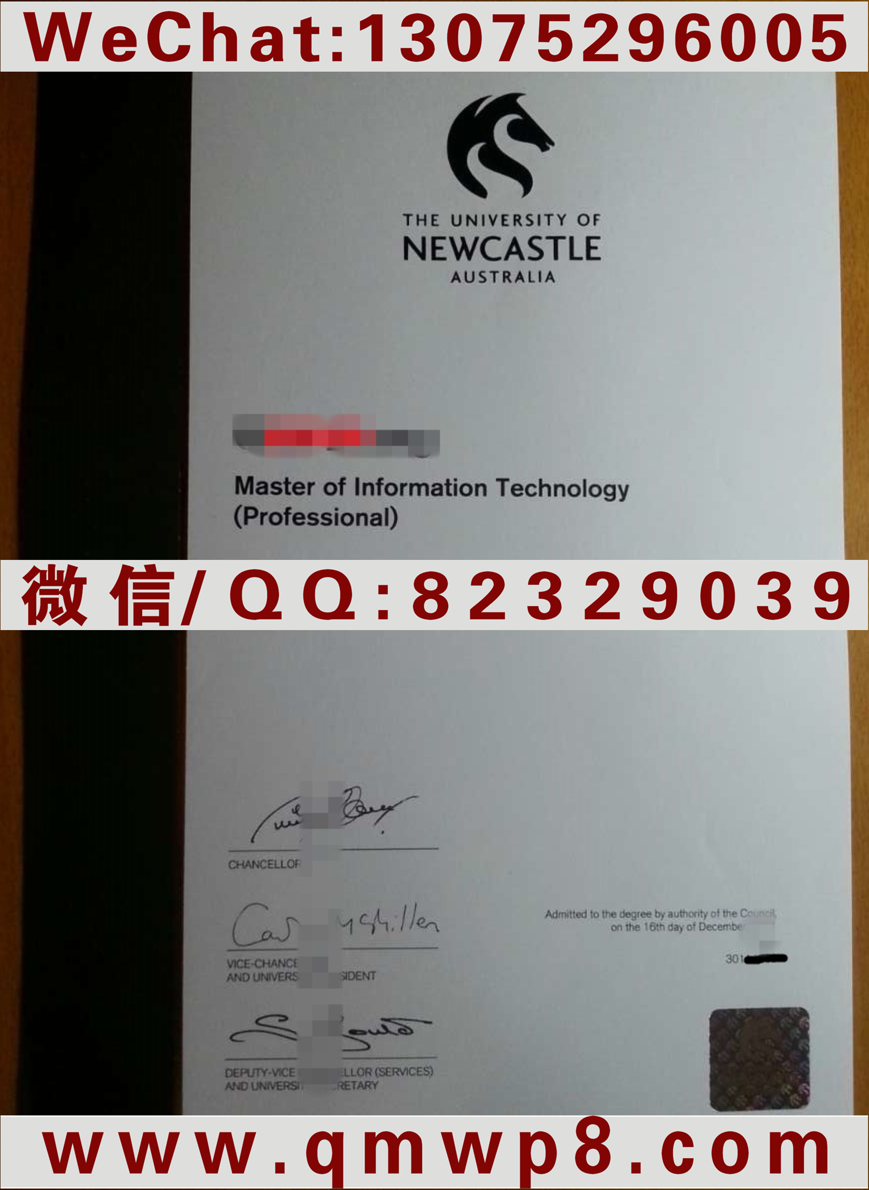 澳大利亚纽卡斯尔大学毕业证|University of Newcastle Degree