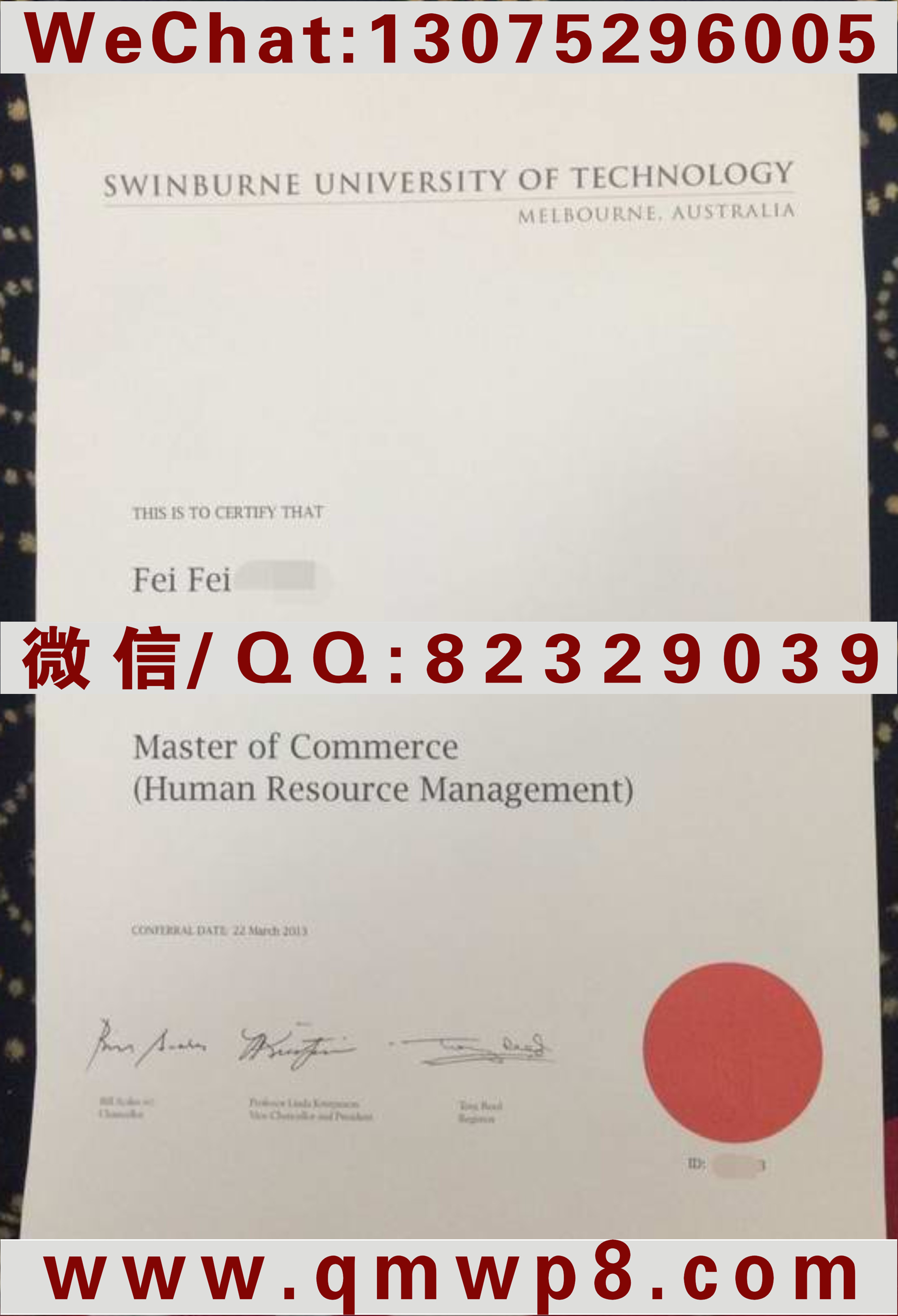 斯威本科技大学毕业证|Degree Swinburne University of Technology|Diploma of SUT