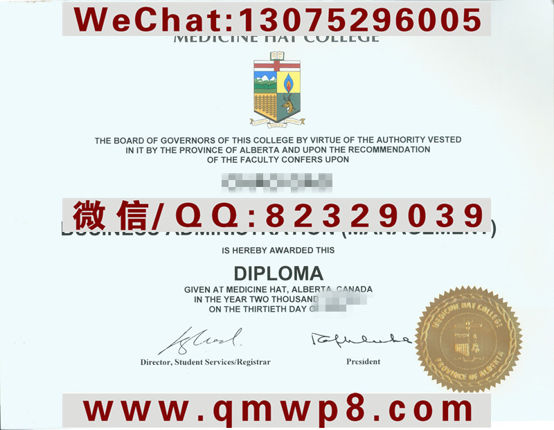 麦迪森海特学院毕业证|Diploma of Medicine Hat College