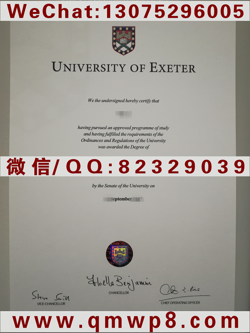 埃克塞特大学毕业证案例|University of Exeter Degree