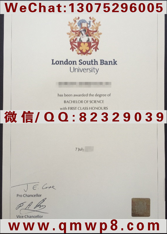 伦敦南岸大学毕业证学位证|Degree of LSBU