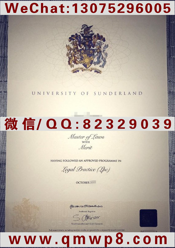 桑德兰大学毕业证与学位证|Degree University of Sunderland