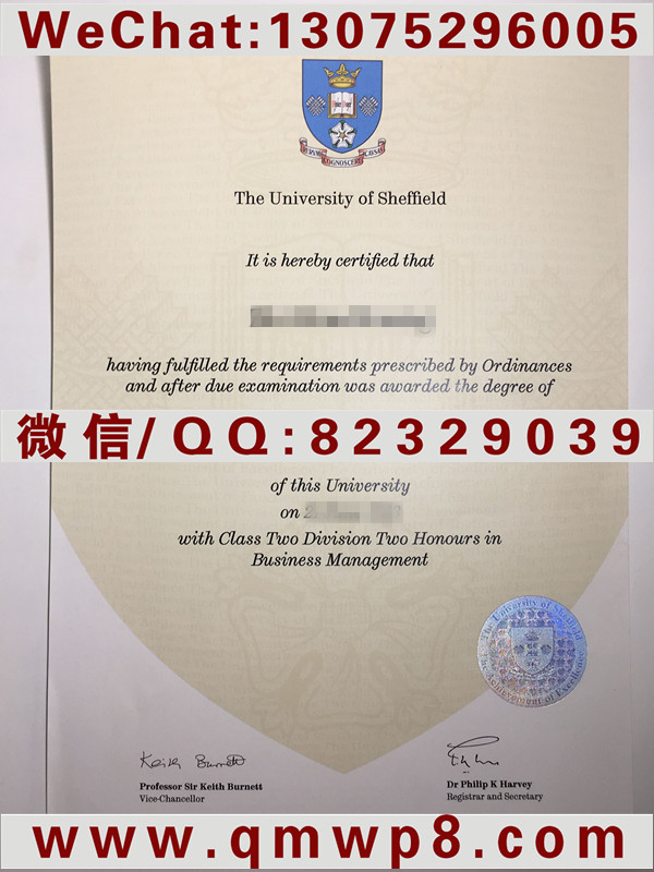 谢菲尔德大学毕业证|Degree University of Sheffield