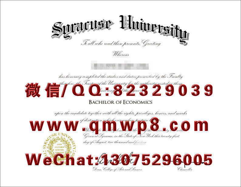 美国雪城大学毕业证学历文凭学位证书技术排版