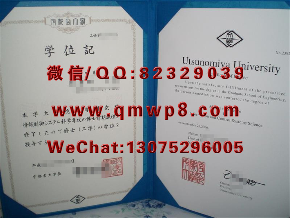 日本宇都宫大学毕业证学历文凭学位证书成功案例