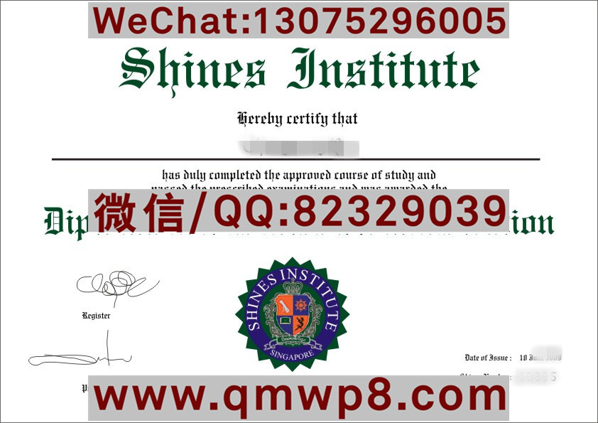 新加坡赛思商业管理学院毕业证学历文凭电子版模板