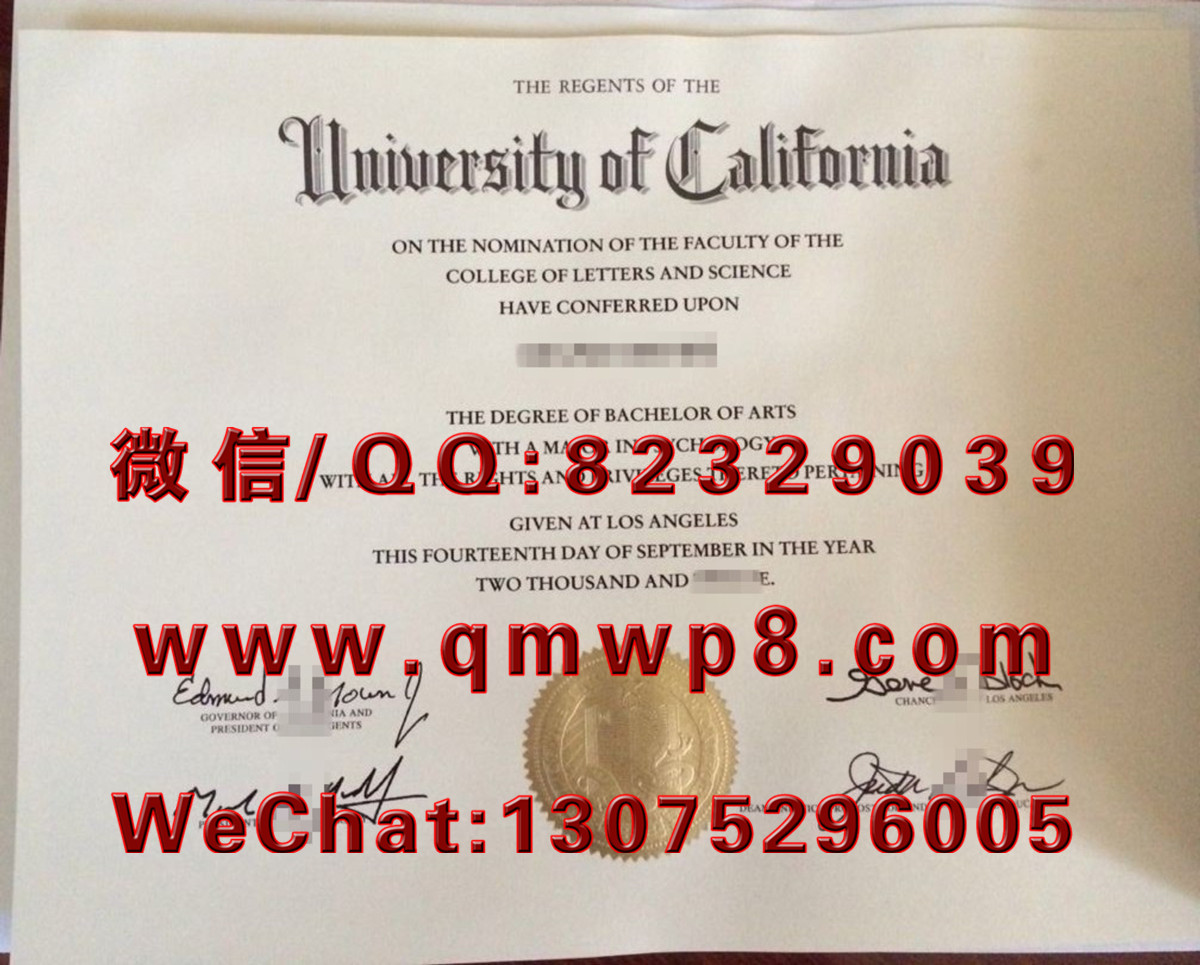 加州大学洛杉矶分校毕业证学历文凭学位证书质量参考