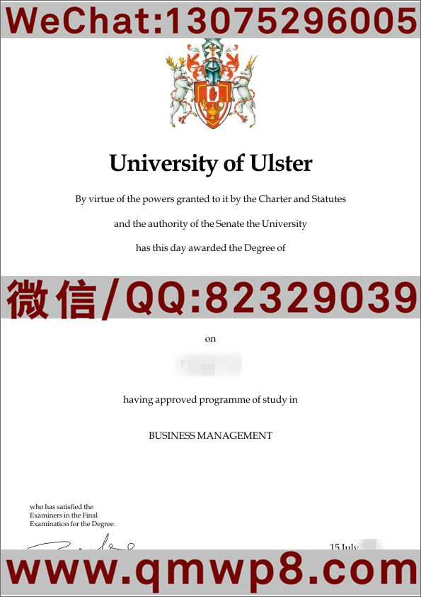 阿尔斯特大学毕业证|University of Ulster Degree|Degree of UU