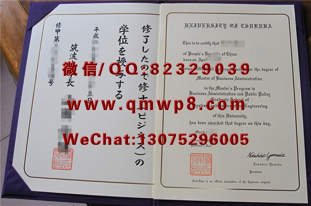 日本筑波大学毕业证学历文凭学位证书外壳封面成功案例